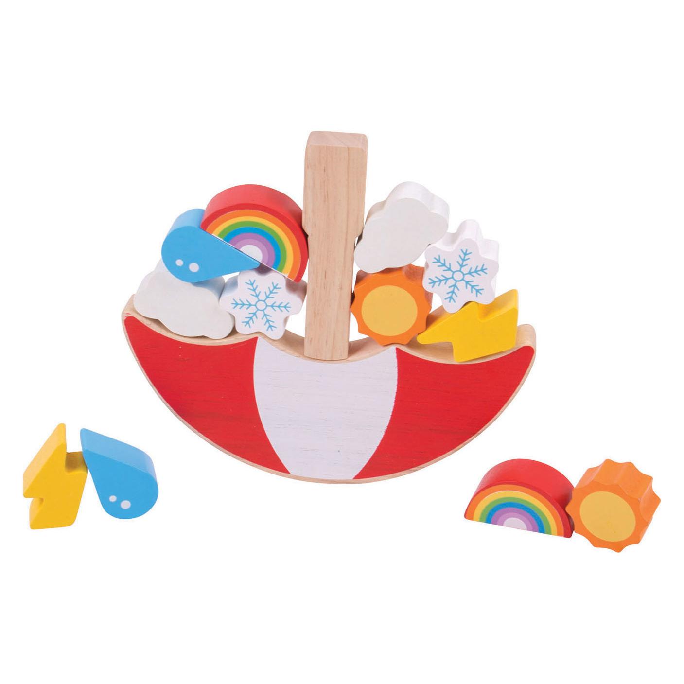 Bigjigs Wooden Balance Spiel Wetter (BJ256)