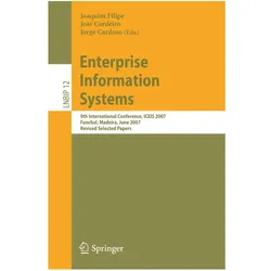 Enterprise Information Systems, Fachbücher von José Cordeiro, Joaquim Filipe, Jorge Cardoso