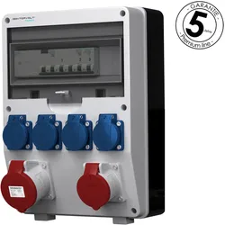 Stromverteiler pTD-S/FI 32A 16A 4x230V SIEMENS und MENNEKES Doktorvolt DV-4845-D