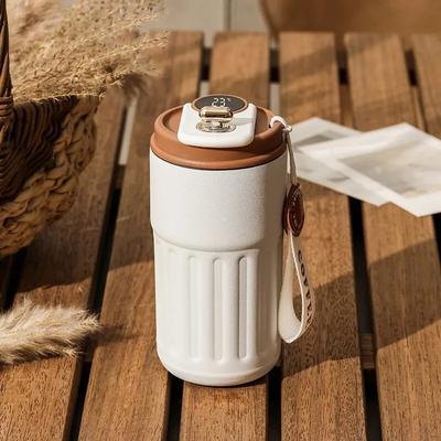 Perfect Picks Market Smart Temperature Display Mug Stainless Steel Insulated Car Coffee Cup Smart Temperature Display Mug Stainless Steel Insulated Car Coffee Cup
