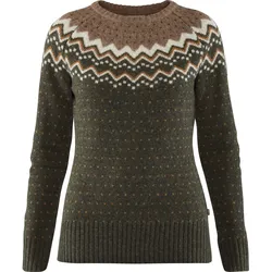 Fjällräven Damen Övik Knit Sweater - M - Deep Forest