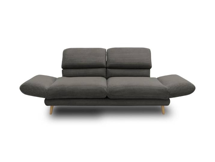 Domo 2-Sitzer »Malaga« - 180x98x92cm - dunkelgrau -