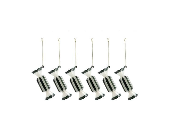 Scandi Living Boule de Noël Bonbons, 6-pack Vert