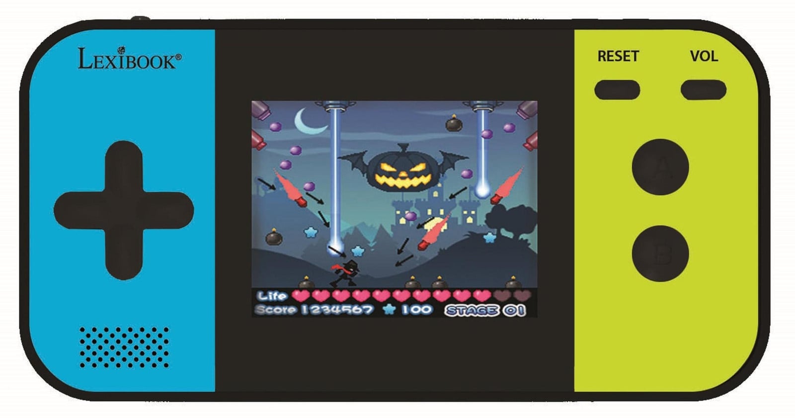 Lexibook Gameconsole Compact II Cyber Arcade met 2,5 inch scherm en 250 spellen