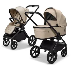 Moon Gio Fold Kombikinderwagen / 2in1 Kinderwagen, Farbe/Dessin: Sand