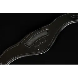 Genickstück Snaffle Relief Trensenzubehör Schwarz / Pony