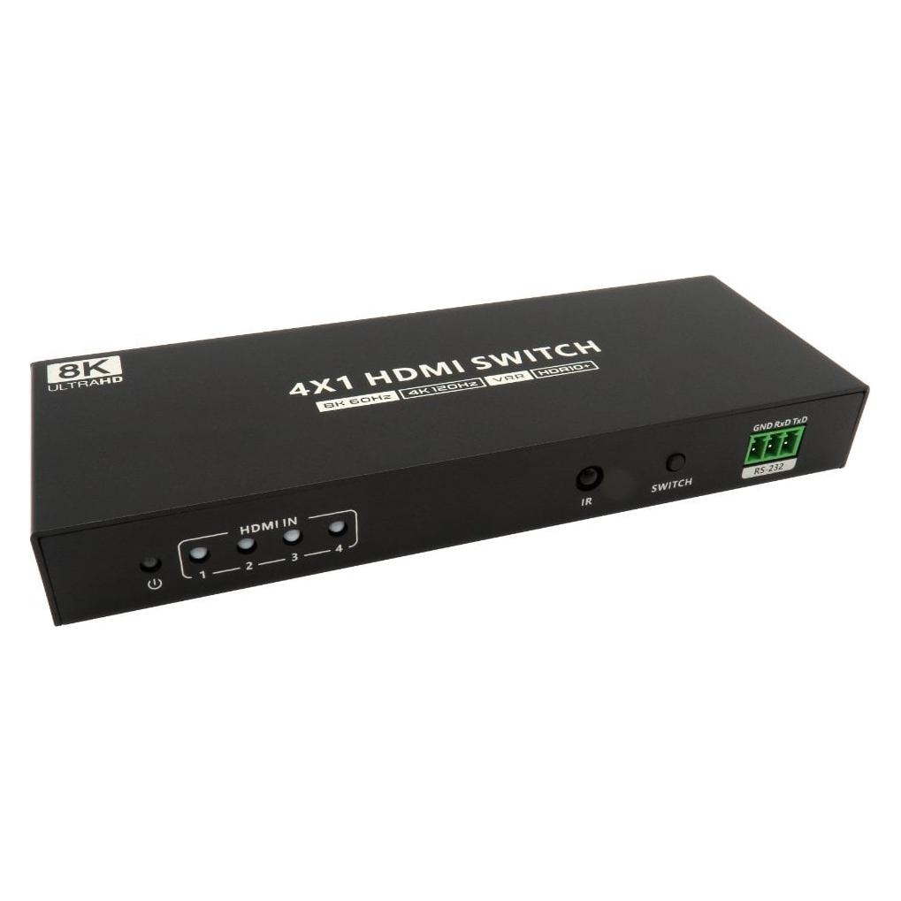 Cables Direct 8K 60Hz 4 x 1 HDMI Switch (HD8K-SWB4)