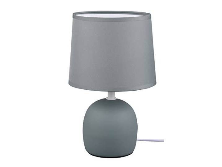 Reality Leuchten tafellamp Malu R50802615, voet keramiek groen, stoffen kap groen, exclusief 1x E14