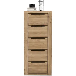 Kommode self JOOST (BHT 60x141x40 cm) - braun - BHT 60x141x40 cm