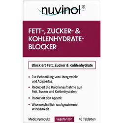 Nuvinol Fett- & Zucker- & Kohlenhydrateblocker 45 ST