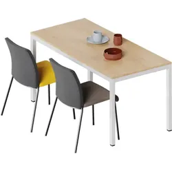 Tischserie FLEXIBEL Quadrattisch Melamin