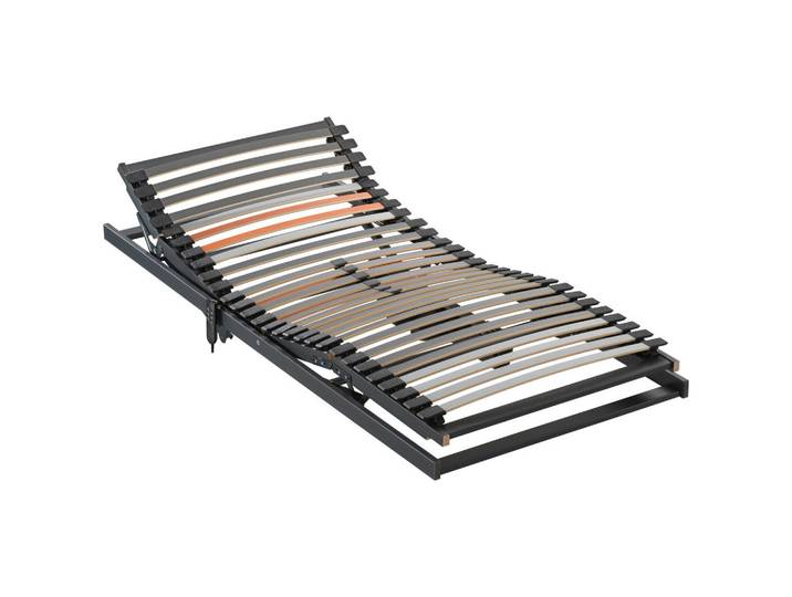Lattenrost, Holz, 90x200 cm, Buche & Birke, Motorverstellung & Verstellbar, Dieter-Knoll