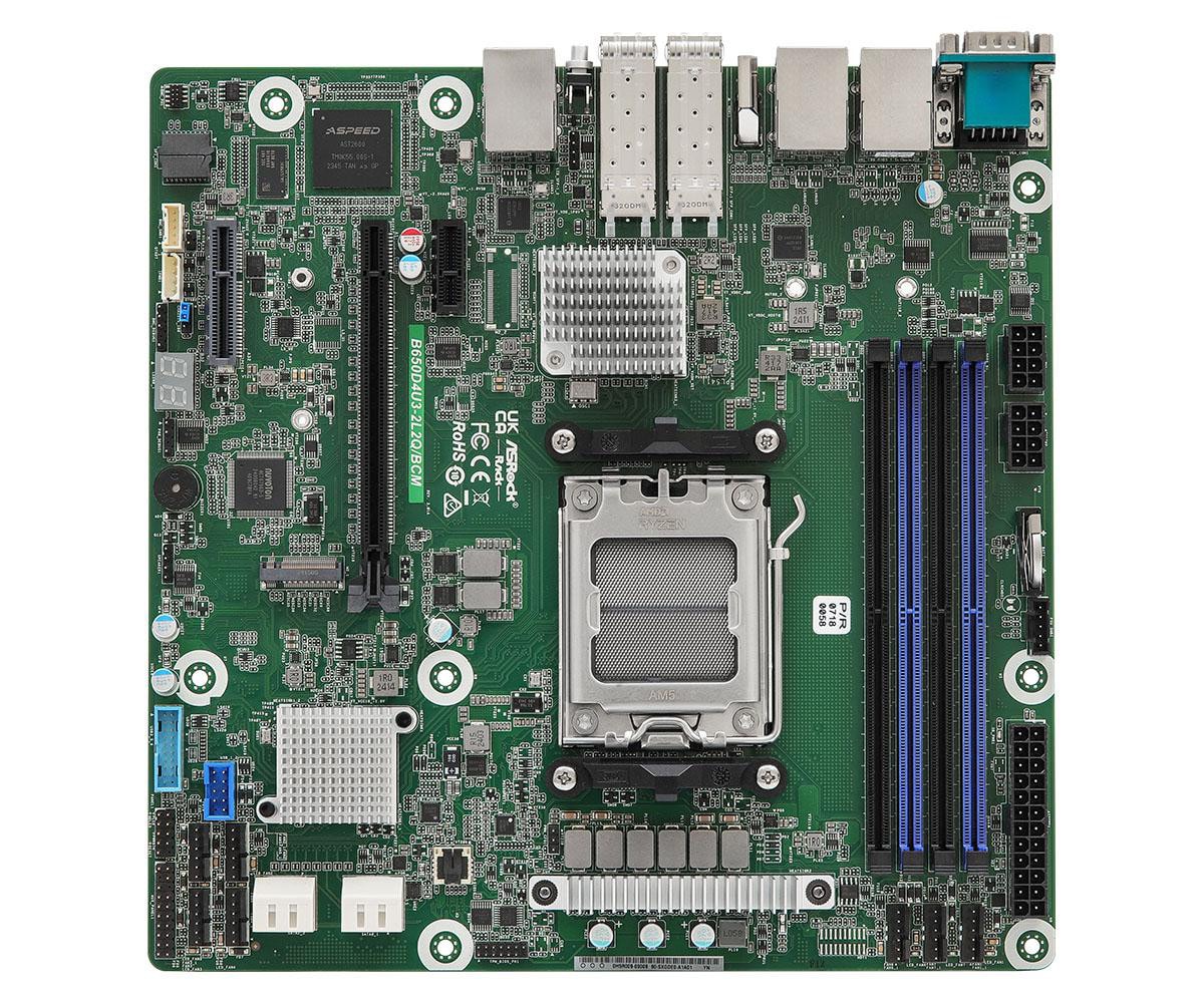 ASRock B650D4U3-2L2Q/BCM Mainboard Sockel AM5/HDMI/VGA
