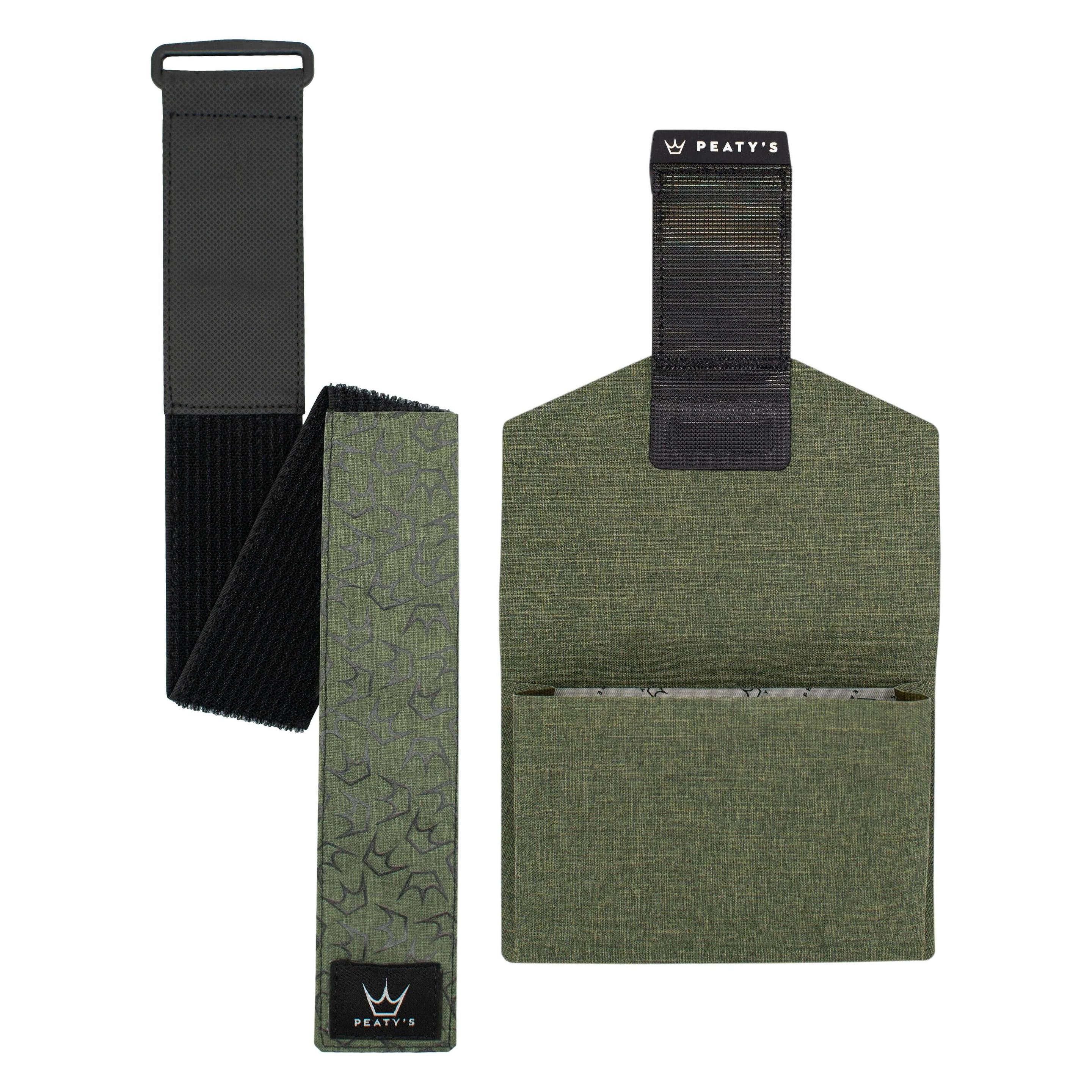 Peaty's HoldFast Trail Tool Wrap - Moss Green (Rahmentasche) (PE-PHF-TTW-MSS)
