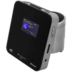 soundmaster UR260SI Radiowecker DAB+, UKW AUX, Bluetooth®, USB Weckfunktion Grau