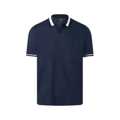 Poloshirt MAERZ MUENCHEN "Maerz Muenchen 621201 Poloshirt Herren Bekleidung", Herren, Gr. 50, blau, 100% Baumwolle, Shirts