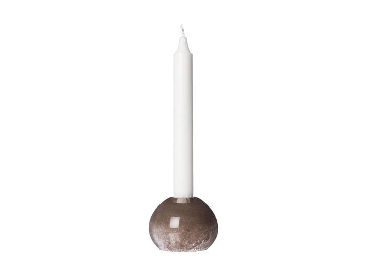 ERNST Bougeoir en verre Ernst Ø9 cm Marron