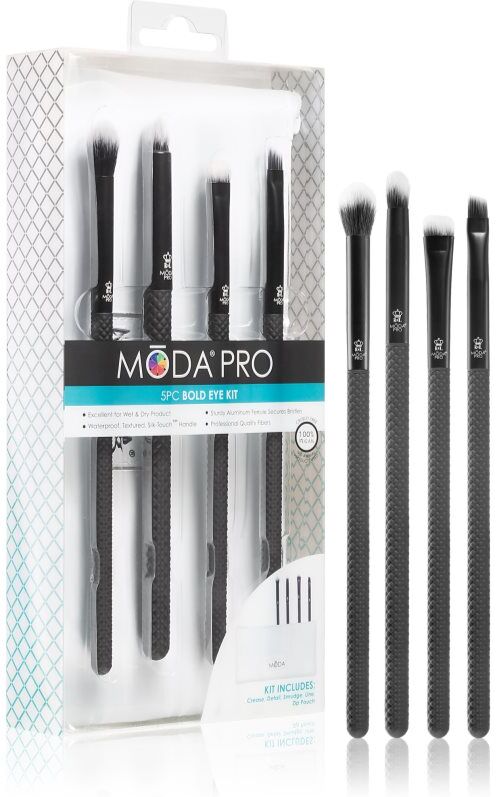 Royal and Langnickel Moda Pro Bold Eye Kit brush set for the eye area