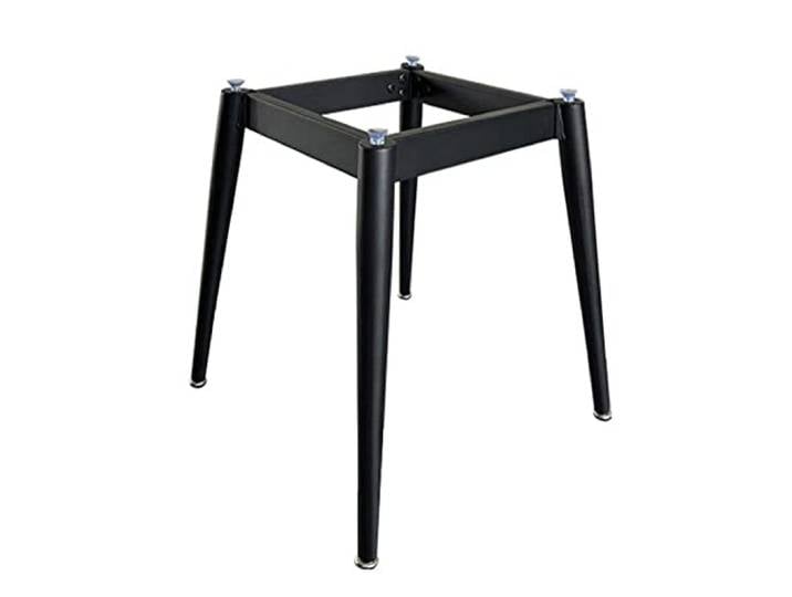 Tischbeine aus Metall,Tischgestell Schwarz,Stahl Tischkufen,Rechteckiges Metall-Esstischbein,Werkbank-Couchtischbein,Schreibtischgestell,Tragend 300Kg,mit Saugnäpfen (73x60cm)