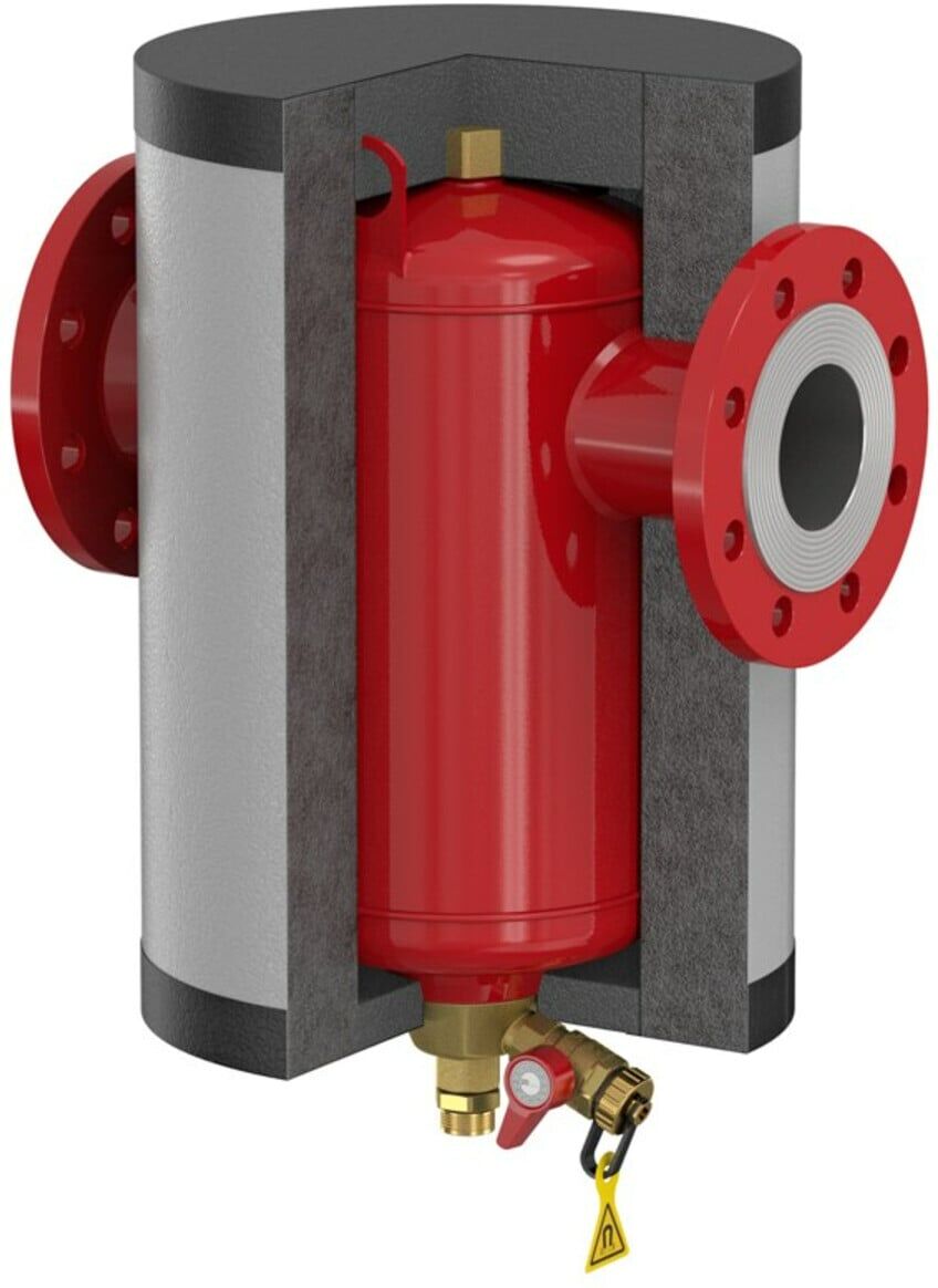 Flamco Isolierung Clean IsoPlus 125, 755x470mm, weißaluminium (RAL 9006) (28874)