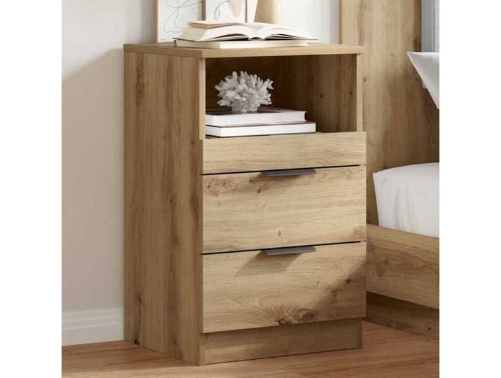 SALE 2026 Lot de 2 Tables de chevet - moderne-design - bois d'ingénierie - chêne artisanal 827cby98t7832