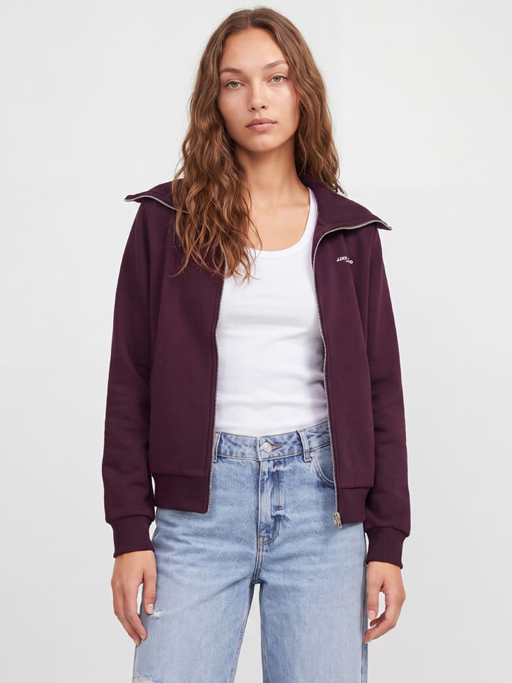 JJXX Sweatjacke "Studio" in Bordeaux - L
