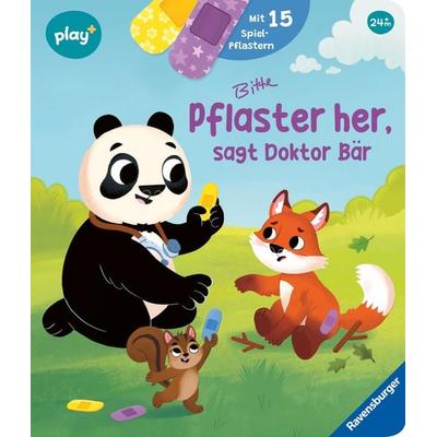 Play+ Mein lustiges Spielbuch Pflaster her, sagt Doktor Bär - ab 2 Jahre, Gebundene Ausgabe von Bernd Penners, Ravensburger Verlag GmbH,
