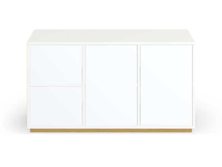 30 cm tiefe Kommode MDF Beschichtet MDF Weiß matt