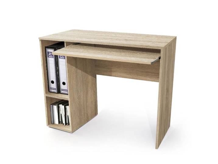 Bureau informatique - IMPERIAL RELAX - Plateau coulissant - Hauteur 74cm - Largeur 90cm - Couleur Cambrien
