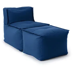 LUMALAND Modulares Lounge Set (2-tlg.) - In- & outdoor - Blau