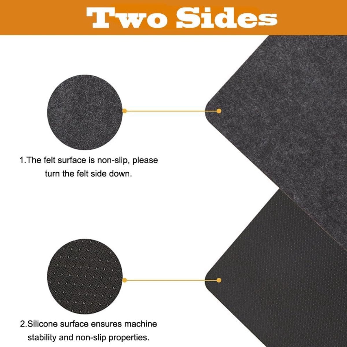 Dailygoods Hittebestendige Antislip Mat voor Airfryer en Werkblad