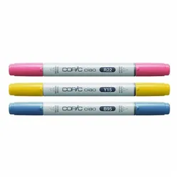 COPIC® Ciao Layoutmarker-Set Ciao Brilliant Palette 3 Stück