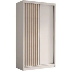 SCHWEBETÜRENSCHRANK Helios 120/216/61 kaschmir mit Schubladeneinsätze