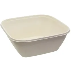 MONOUSO - Schüssel Zuckerrohr-Fasern 1000ml 170x170x70mm (300 Stück)