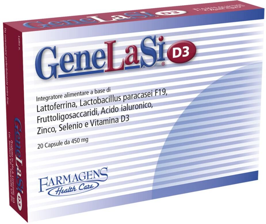 FARMAGENS HEALTH CARE Srl GeneLaSi D3, 20 Capsule