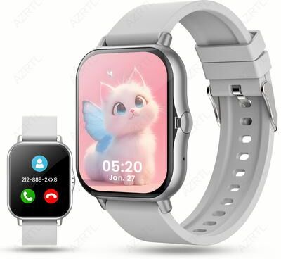 Fusion Finds Stylish Smartwatch With Full Touch Screen, Smart Notifications & Custom Watch Faces silvery