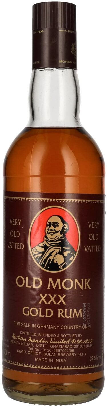 Old Monk Rum Old Monk XXX Gold Rum 37,5% Vol. 0,7l