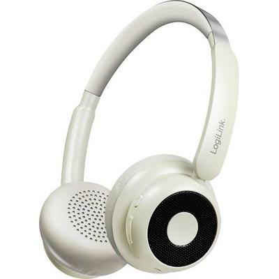 LogiLink BT0072S Over Ear Kopfhörer Bluetooth® Creme -