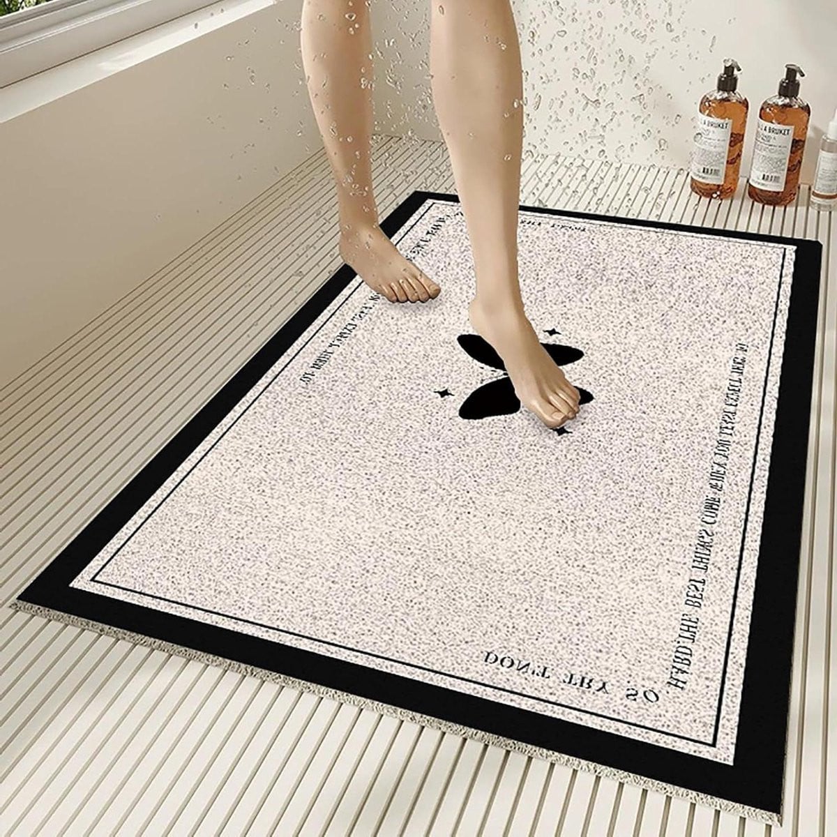 Antislip douchemat voor veilig douchen, 60 x 100 cm