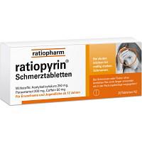 RATIOPYRIN Schmerztabletten 20 St