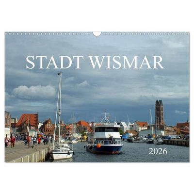 Stadt Wismar 2026 (Wandkalender 2026 DIN A3 quer), CALVENDO Monatskalender