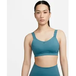 NIKE Damen Top W NK DF ALPHA BRA, Größe XS/A in Blau NOISE AQUA/NOISE AQUA/NOISE AQ