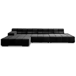 designwerk Ecksofa Temple Stoff Black