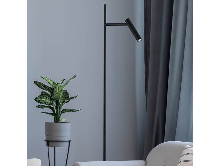 Lampadaire LED Estudo 24 x 31 x 139cm Noir Métal mixte LED Module LED