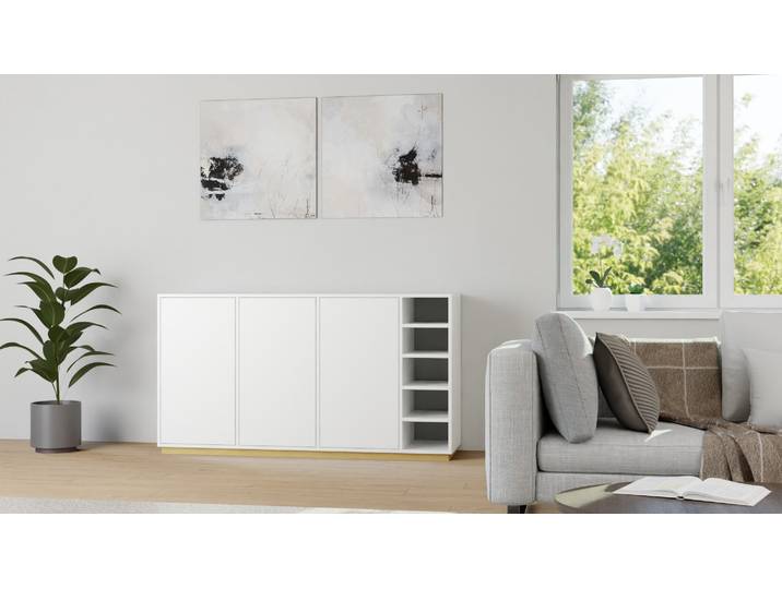 Weiße Kommode nach Maß MDF Beschichtet MDF Weiß matt