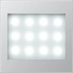 Jung LED-Leselicht alu weiße LEDs AL 2539 LED LW-12