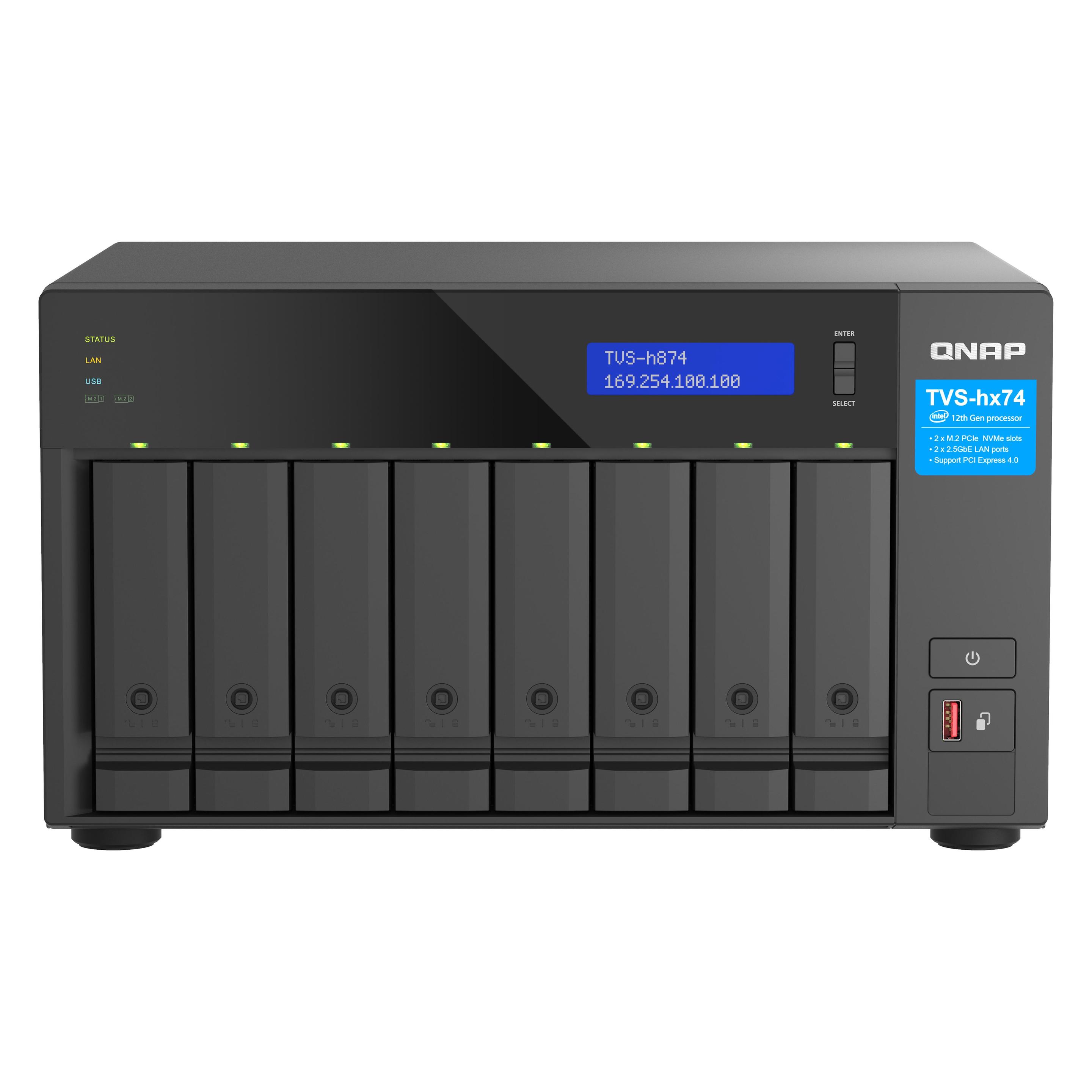 QNAP TVS-H874T-I9-64G (0 TB) (TVS-H874T-I9-64G)
