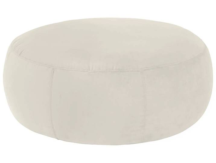 Hocker Annabelle Velvet D: 105 cm Candy / Farbe: Pearl / Material: Stoff