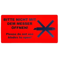 50x Hinweisetiketten Aufkleber Warnetiketten Paketaufkleber Versandetiketten