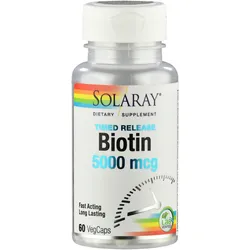 Biotin 5000 Mcg Solaray 60 ST